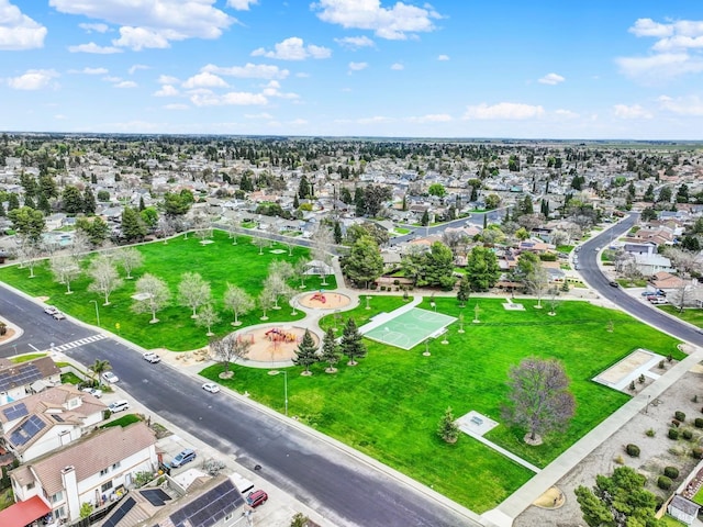 bird's eye view featuring a residential view