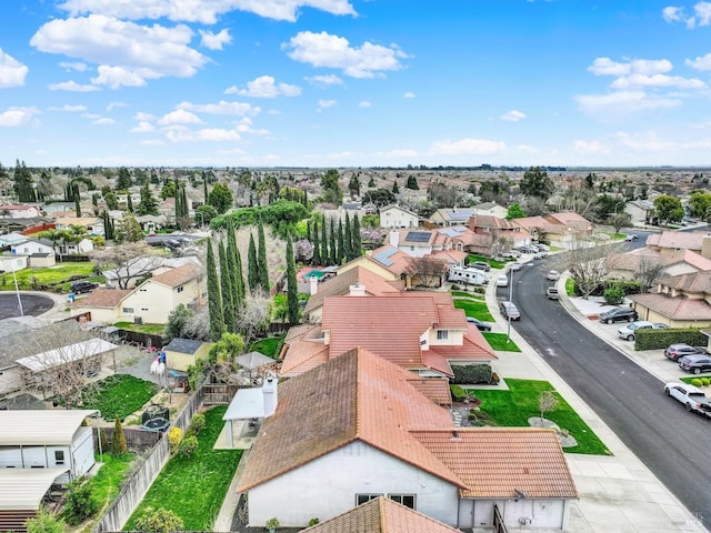 bird's eye view featuring a residential view