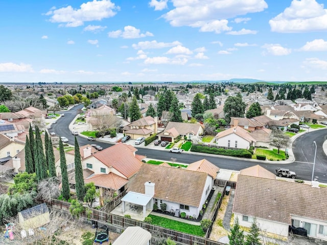 bird's eye view featuring a residential view