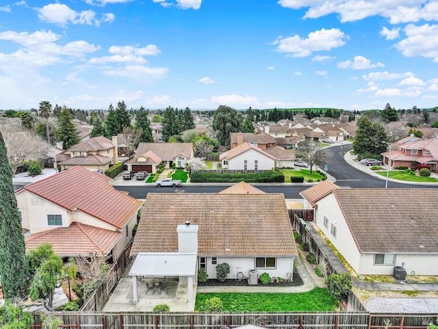 bird's eye view featuring a residential view