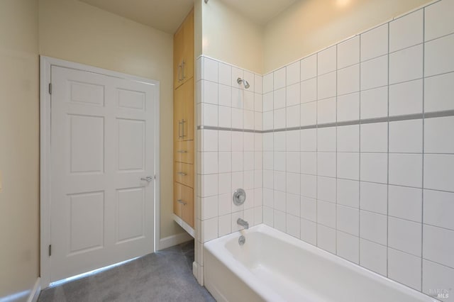 bathroom featuring shower / bathtub combination