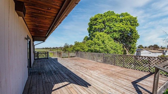 view of deck