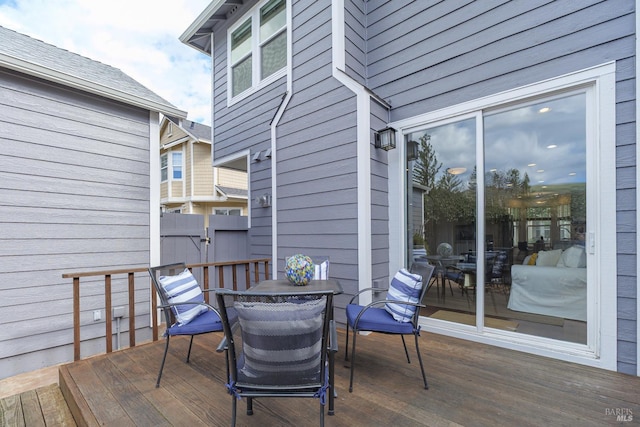 8 June Ct, Fairfax, CA 94930 - deck featuring outdoor dining space