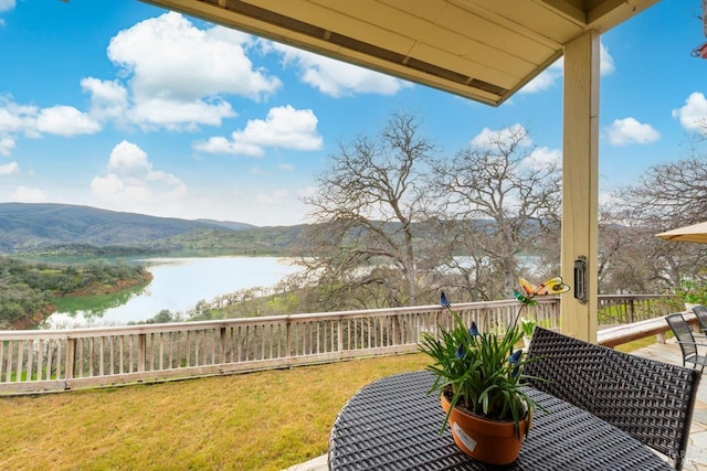 1011 Steele Canyon Rd, Napa, CA 94558 - balcony featuring a water and mountain view