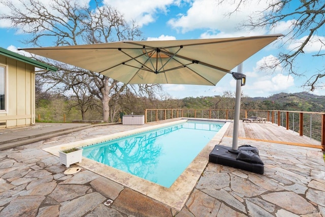 1011 Steele Canyon Rd, Napa, CA 94558 - view of pool featuring a patio and a deck