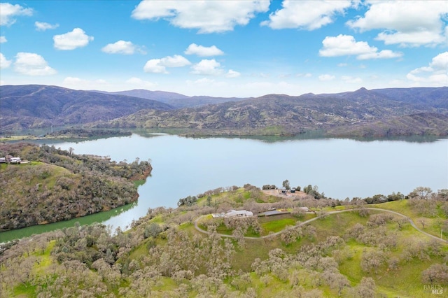 1011 Steele Canyon Rd, Napa, CA 94558 - bird's eye view of a water and mountain view