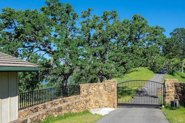 1011 Steele Canyon Rd, Napa, CA 94558 - view of gate