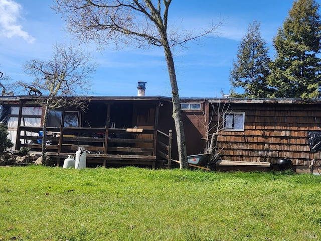 view of rear view of house