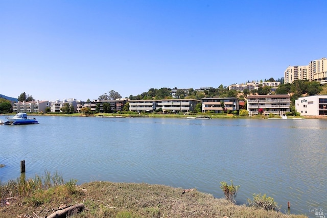 view of water feature