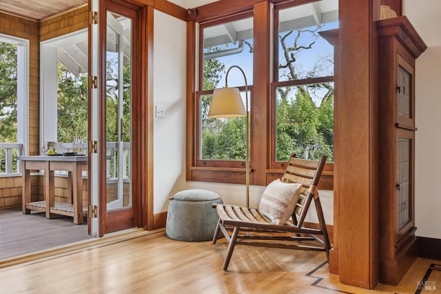 sunroom featuring a healthy amount of sunlight