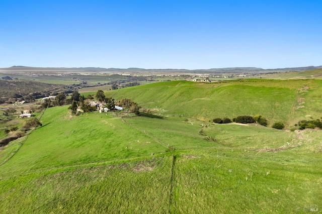 exterior space with a rural view