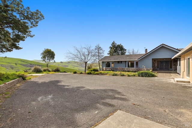 exterior space featuring covered porch