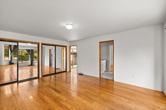 interior space with light wood-style floors