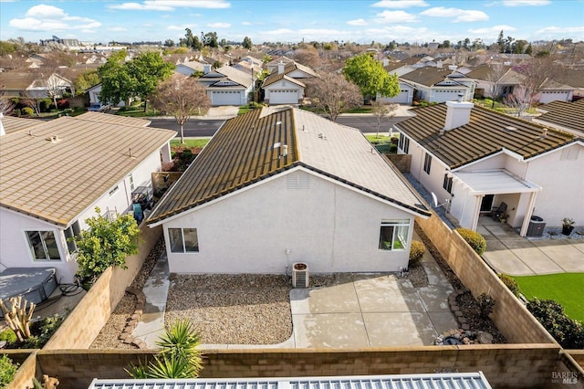 drone / aerial view featuring a residential view