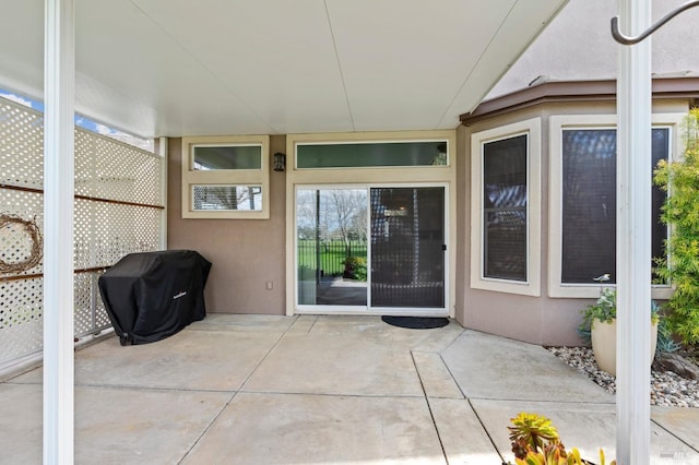 view of patio / terrace featuring grilling area