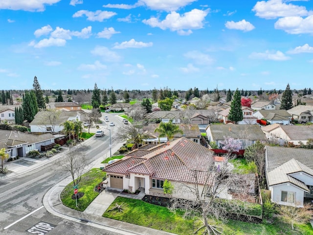 bird's eye view featuring a residential view