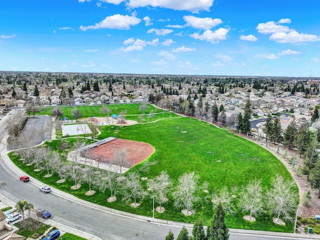 birds eye view of property featuring a residential view