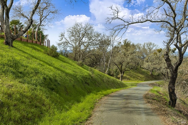 view of road