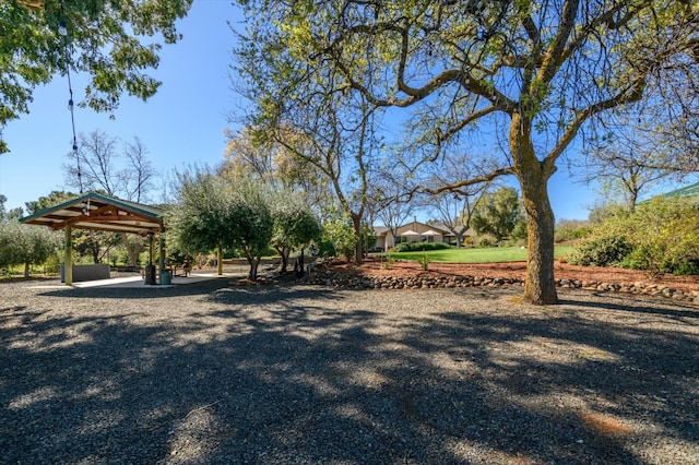 view of property's community featuring a gazebo