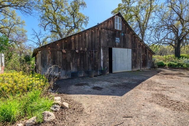 view of poultry coop
