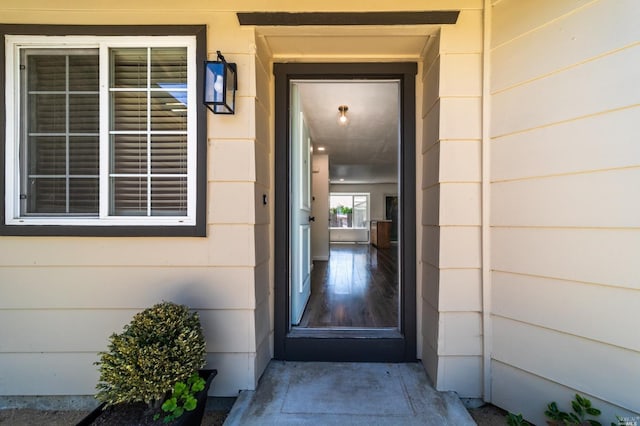 view of property entrance