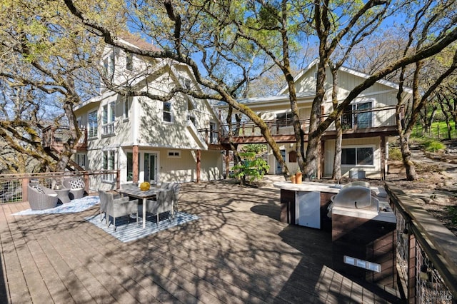 3292 Holland Dr, Santa Rosa, CA 95404 - exterior space featuring exterior kitchen and an outdoor living space