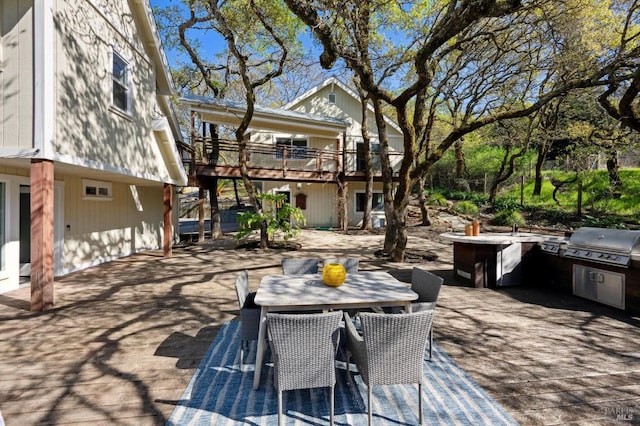3292 Holland Dr, Santa Rosa, CA 95404 - view of patio / terrace with outdoor dining area and a grill