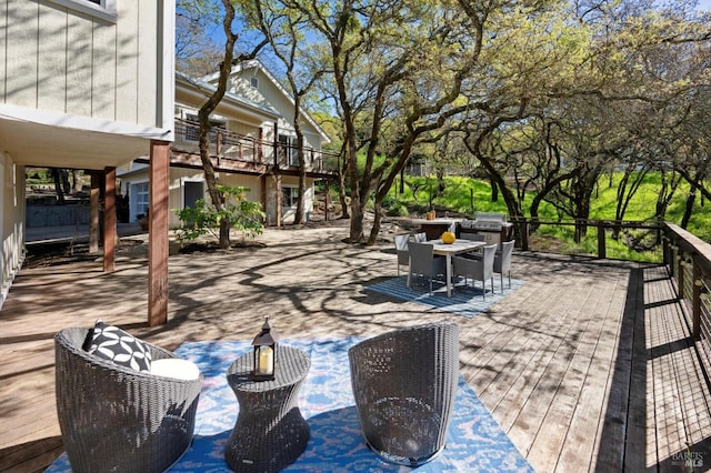 3292 Holland Dr, Santa Rosa, CA 95404 - deck featuring outdoor dining area