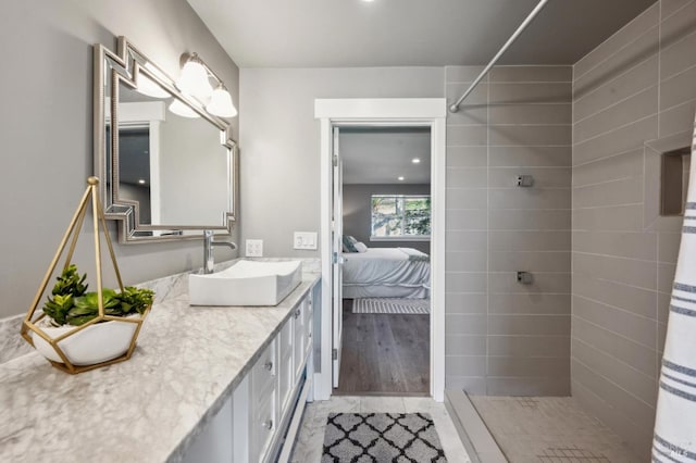 3292 Holland Dr, Santa Rosa, CA 95404 - full bathroom with vanity, ensuite bathroom, and tiled shower