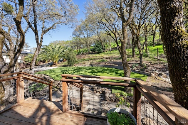 3292 Holland Dr, Santa Rosa, CA 95404 - view of wooden deck