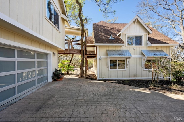 3292 Holland Dr, Santa Rosa, CA 95404 - exterior space with decorative driveway and roof with shingles