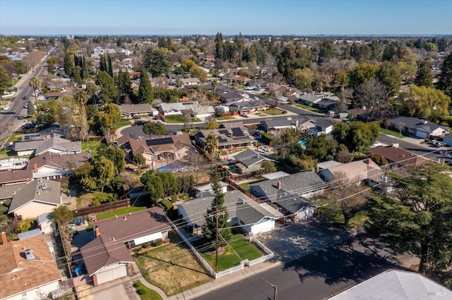 bird's eye view featuring a residential view