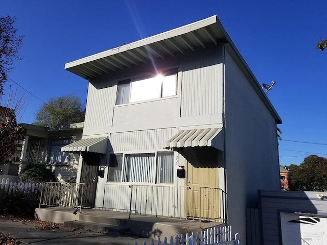 view of front of home