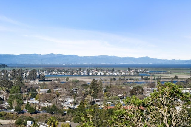 view of mountain feature