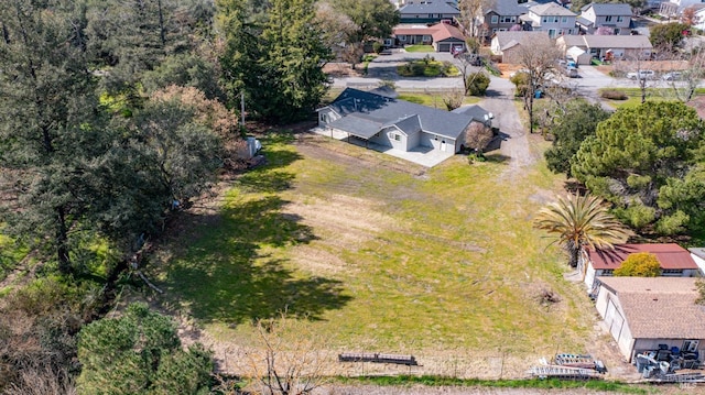 drone / aerial view featuring a residential view