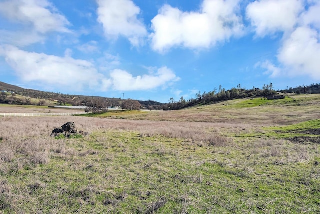 exterior space featuring a rural view