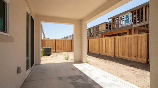 4040 Molten Creek Way, Roseville, CA 95747 - view of patio featuring a fenced backyard and central AC unit