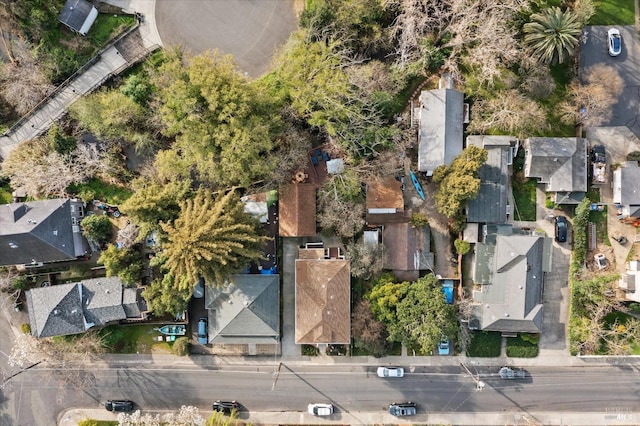 drone / aerial view featuring a residential view