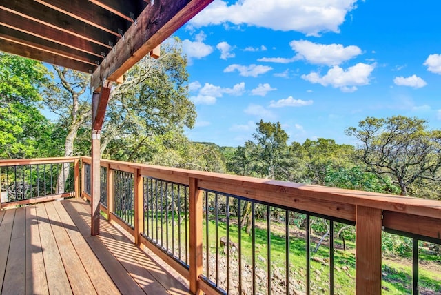 view of deck