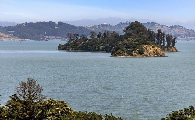 view of water feature featuring a mountain view