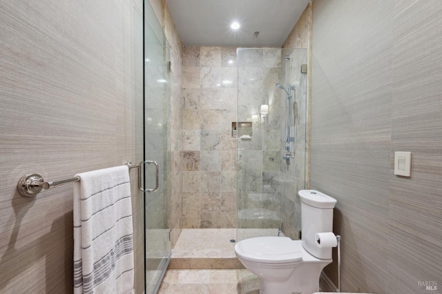 15 Kingswood Dr, Petaluma, CA 94952 - bathroom with toilet and a stall shower