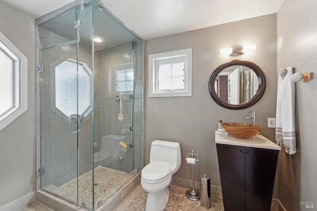 15 Kingswood Dr, Petaluma, CA 94952 - full bath featuring vanity and a stall shower