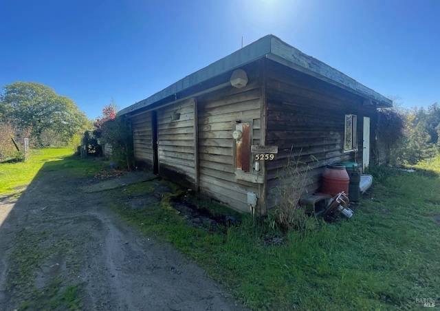 view of property exterior