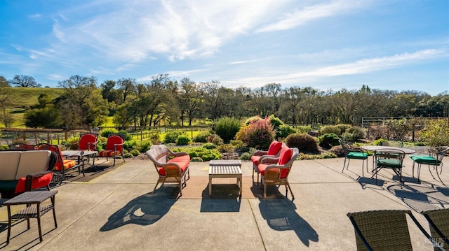 11747 Creek Hollow Rd, Healdsburg, CA 95448 - view of patio with an outdoor living space