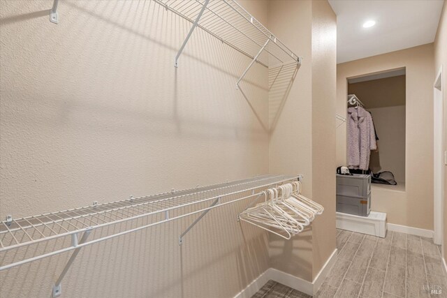 124 Johnson St, Windsor, CA 95492 - walk in closet featuring light wood finished floors