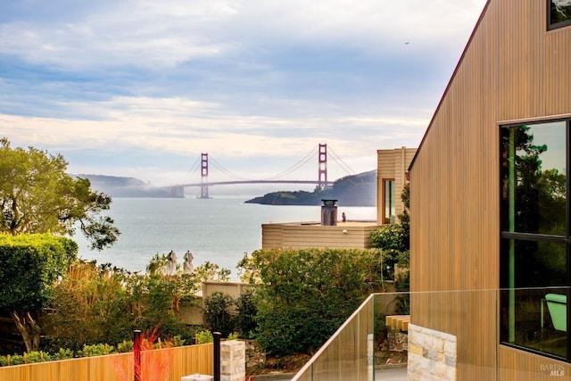 property view of water