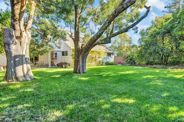 view of yard with a patio