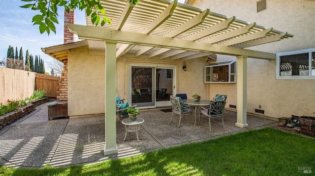 3022 Vista Grande, Fairfield, CA 94534 - view of patio / terrace featuring a pergola