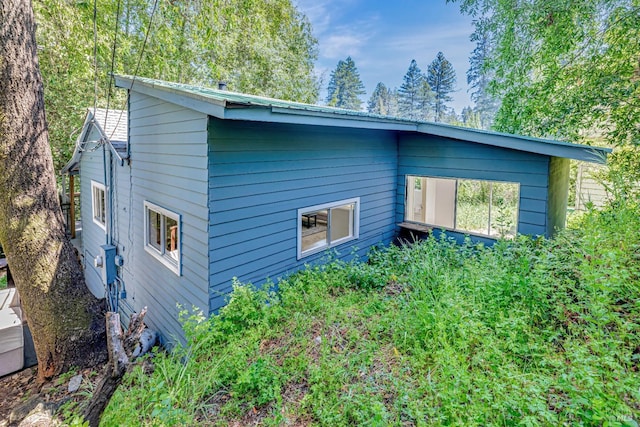 view of property exterior