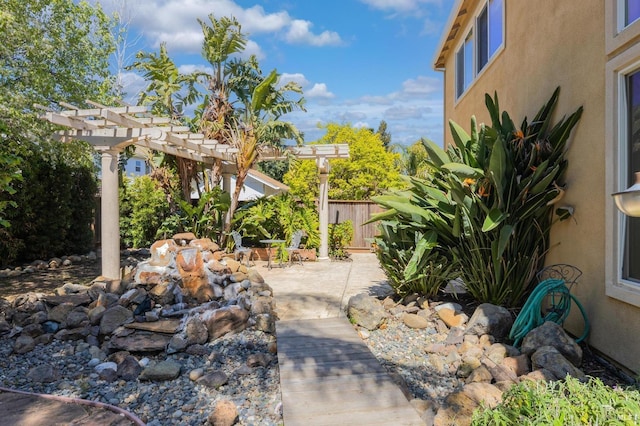 2550 Duncan St, Dixon, CA 95620 - view of yard with a patio and a pergola